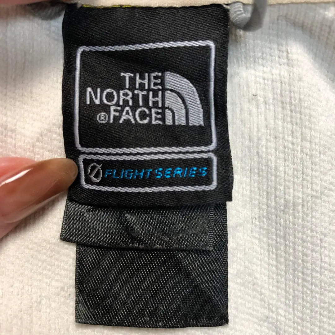 North Face Nylon Jacket Outerwear Jacket Grey White