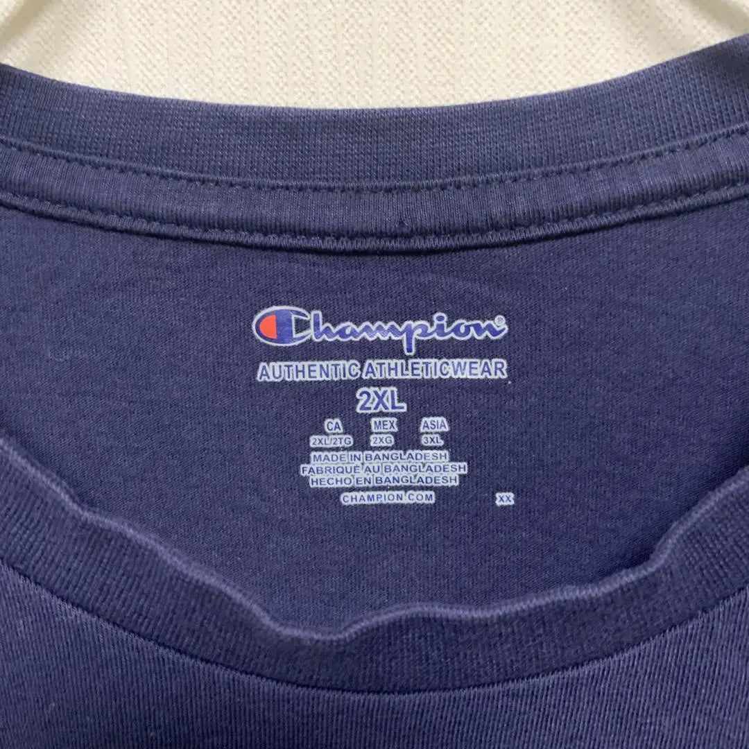 Champion CHAMPION College Logo Ron T Long Sleeve Pocket 2XL | チャンピオン　champion カレッジロゴ　ロンT 長袖　胸ポケット　2XL