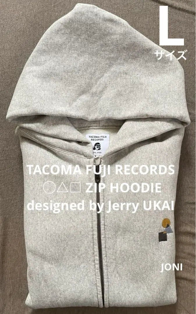 Tacoma Fuji Records ■ ◯△□ Parka deportiva con cremallera completa ■ Jerry Ukai