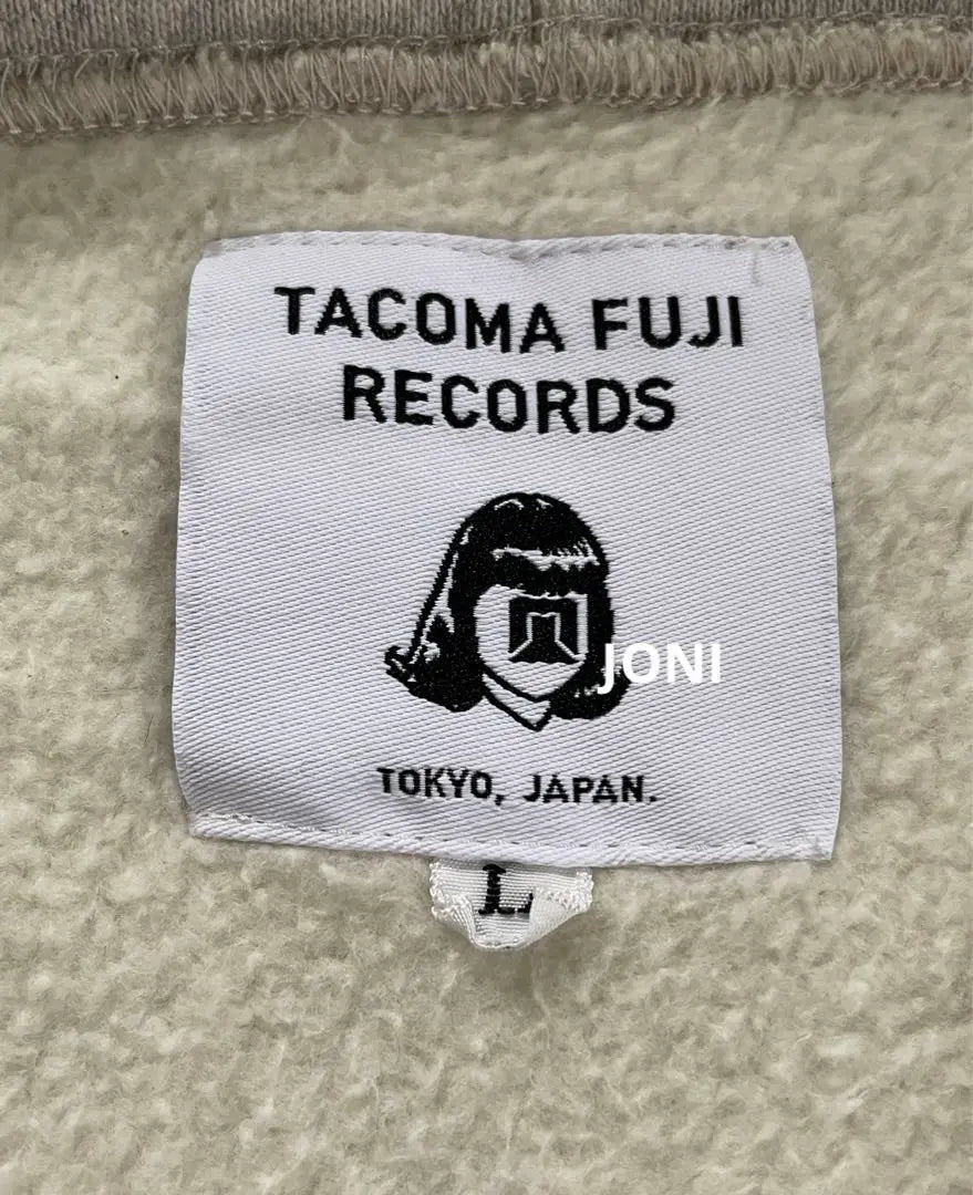 Tacoma Fuji Records ■ ◯△□ Parka deportiva con cremallera completa ■ Jerry Ukai