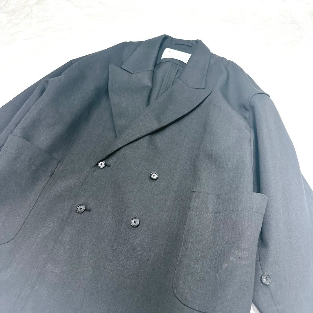 [Good condition] VOAAOV denim double jacket black