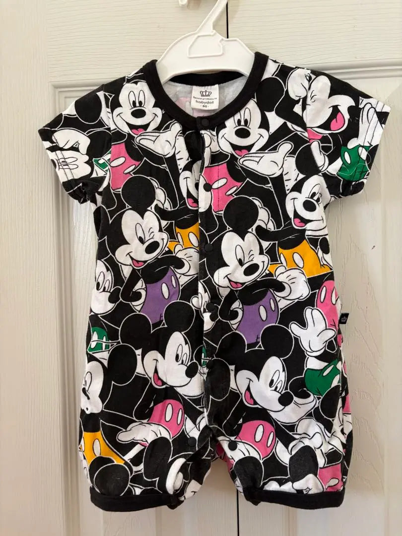 Mono con estampado integral de Mickey BABYDOLL