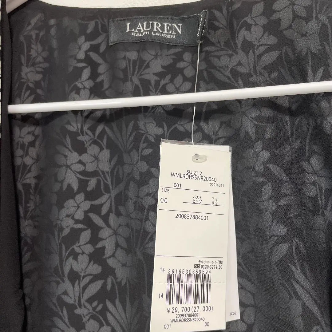 ✨Oferta✨Nuevo vestido tipo cárdigan largo con volantes y estampado floral de Ralph Lauren