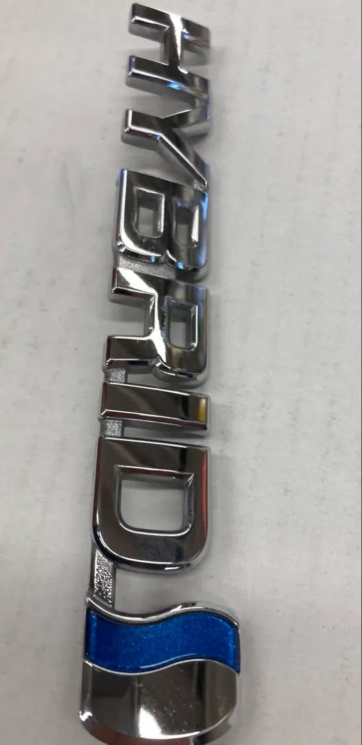 Toyota genuine hybrid emblem, 1 second-hand plated