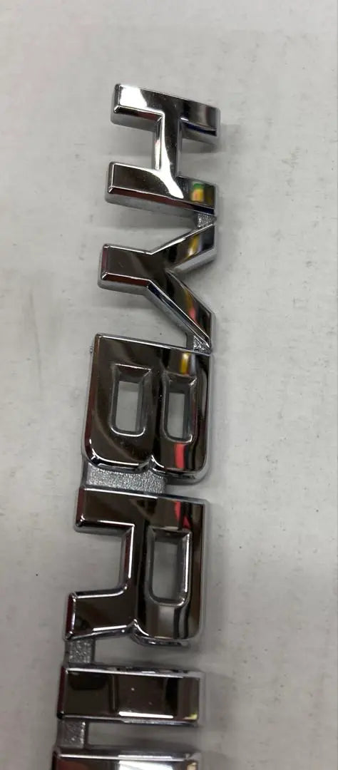 Toyota genuine hybrid emblem, 1 second-hand plated