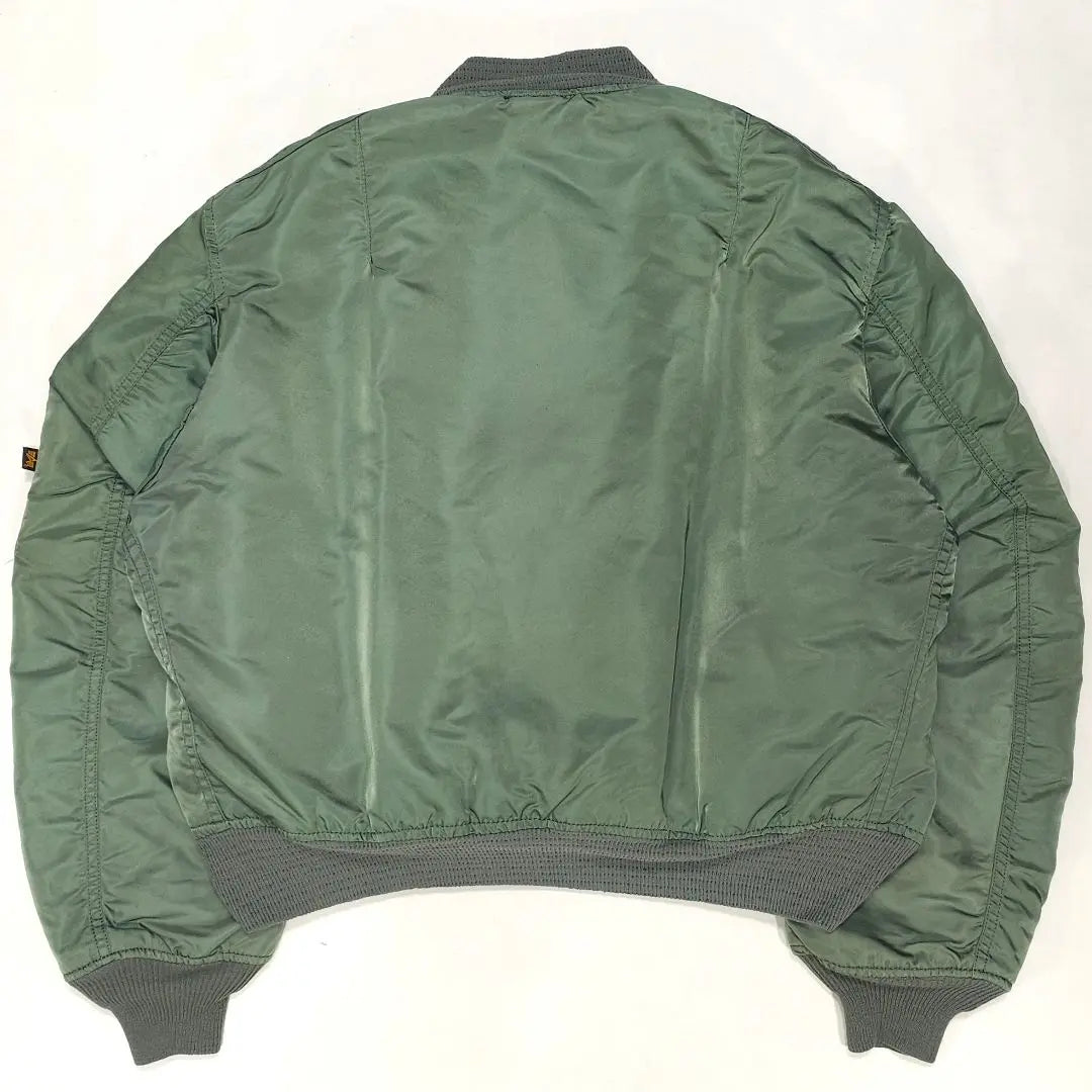 USA made Alpha MA-1 flight jacket green vintage military | USA製 アルファ MA-1 フライトジャケット 緑 ヴィンテージ ミリタリー