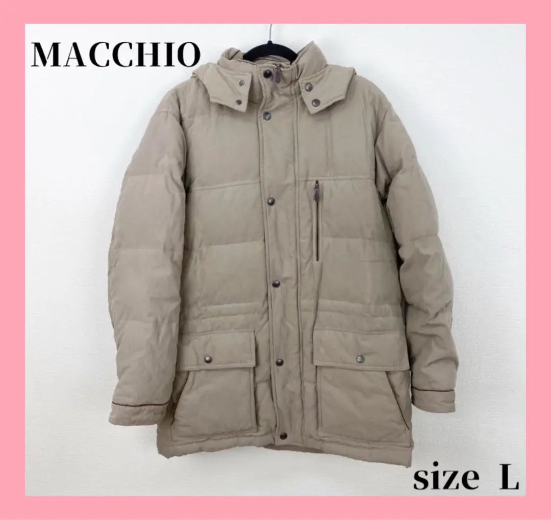 〇4849b 〇 Macchio down jacket men | 〇4849B〇 MACCHIO ダウンジャケット 男性