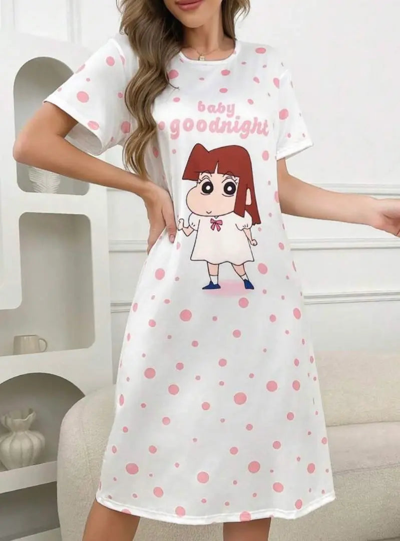 [Limited edition first served! 】Crayon Shin-chan Ai-chan pajamas set of 2