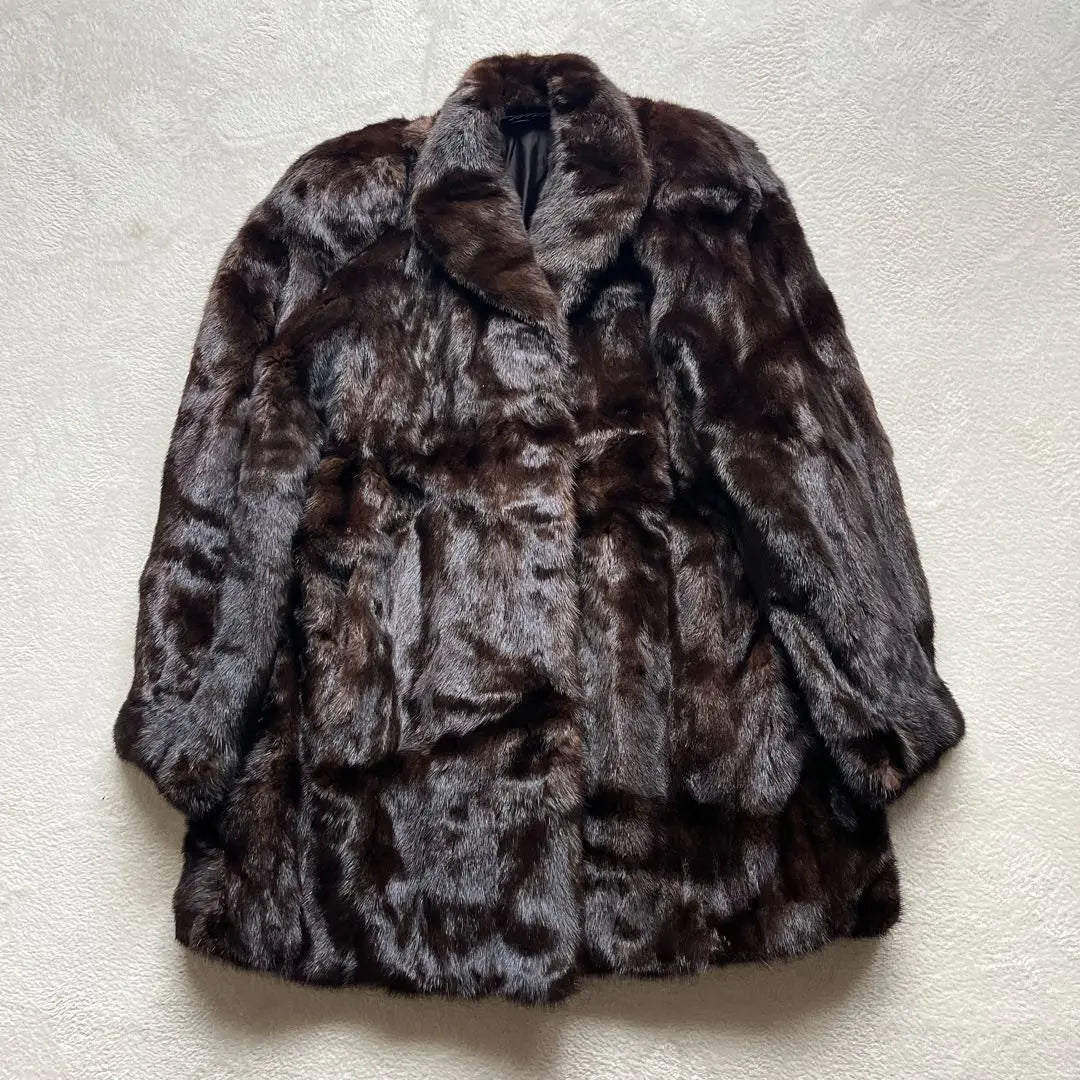 Fur Real Fur Black Glamor Mink Brown F size