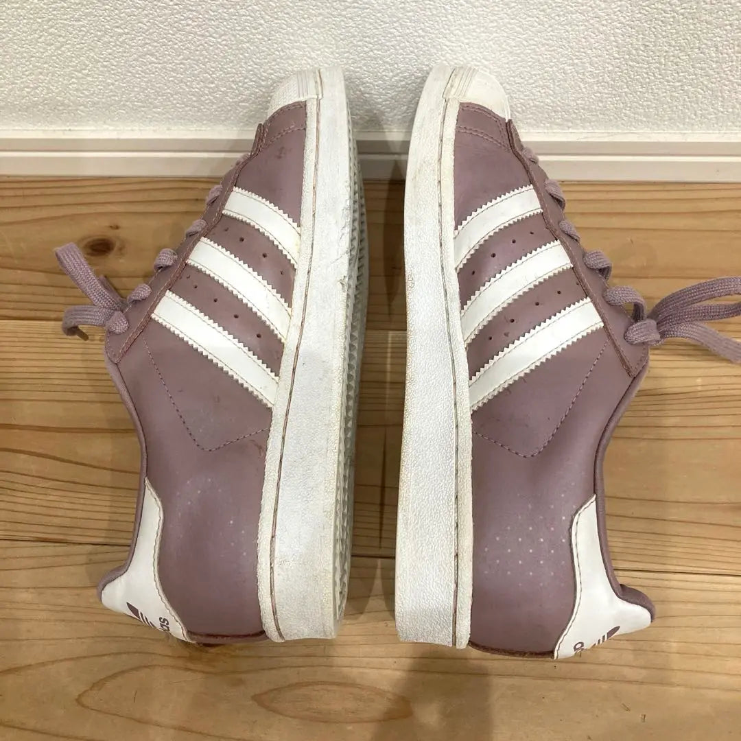 Zapatillas adidas Superstar morado y rosa para mujer