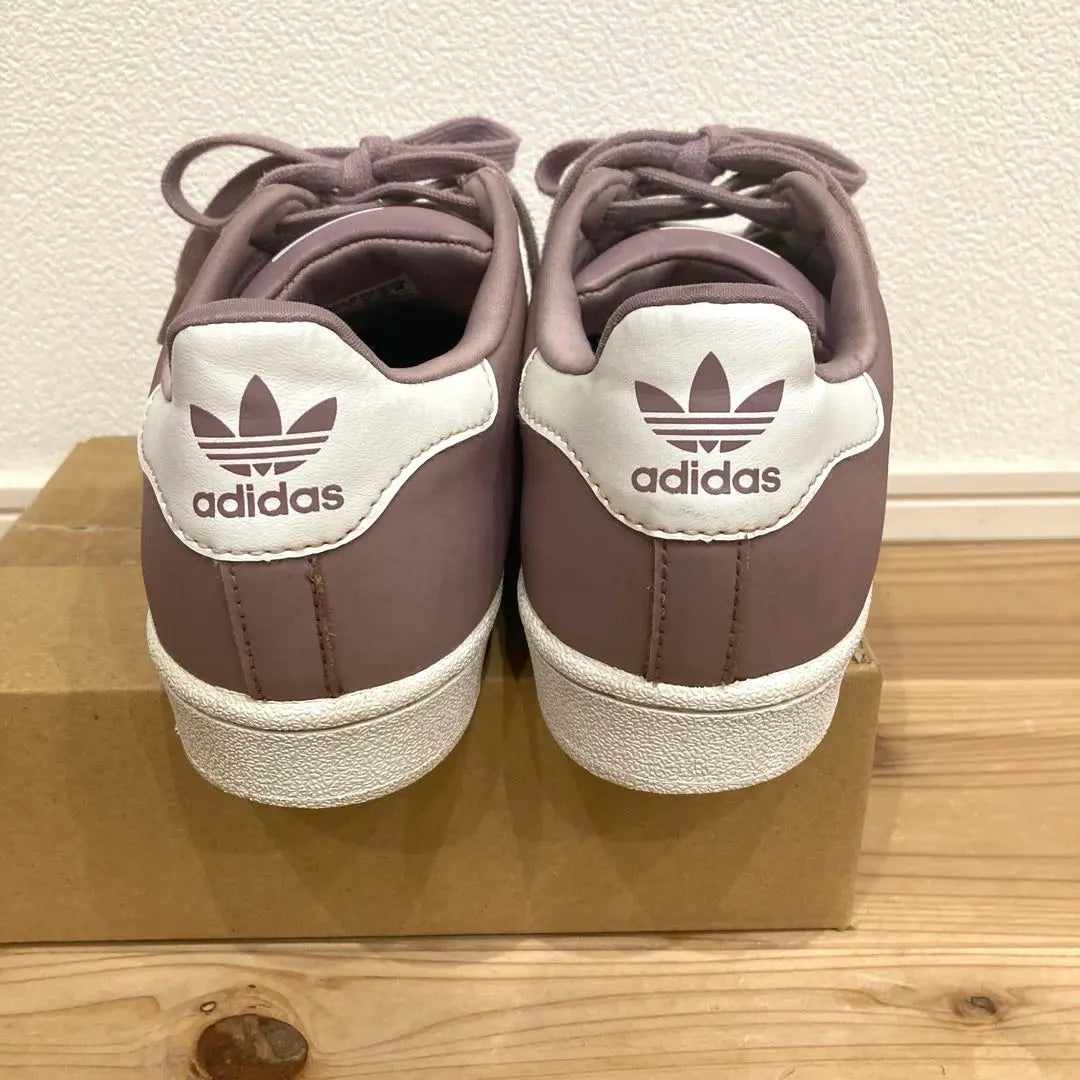 Zapatillas adidas Superstar morado y rosa para mujer