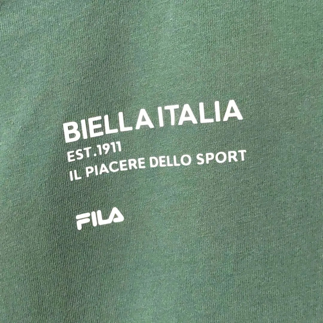 ★One-of-a-kind item★ FILA BIELLA ITALIA Fila T-shirt Green F