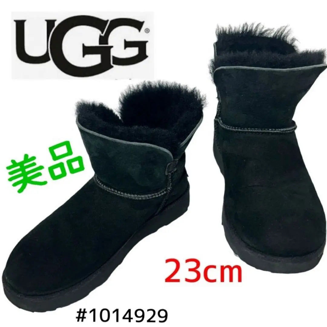 Botas UGG De Piel De Oveja 23cm Negro | UGG ムートンブーツ 23cm color