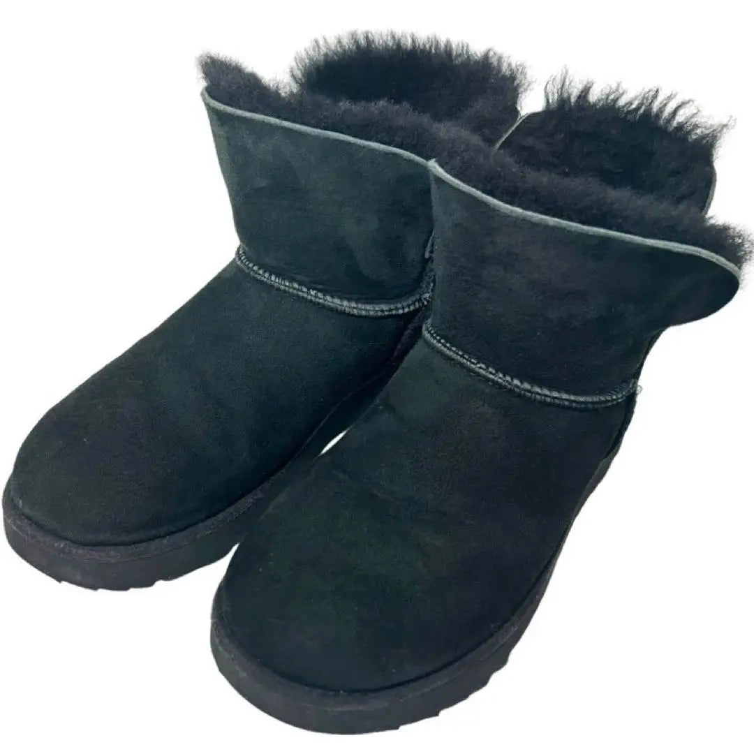 UGG Sheepskin Boots 23cm Black | UGG ムートンブーツ 23cm 黒