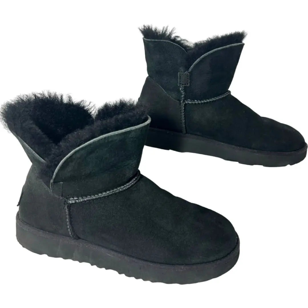 Botas UGG De Piel De Oveja 23cm Negro | UGG ムートンブーツ 23cm color