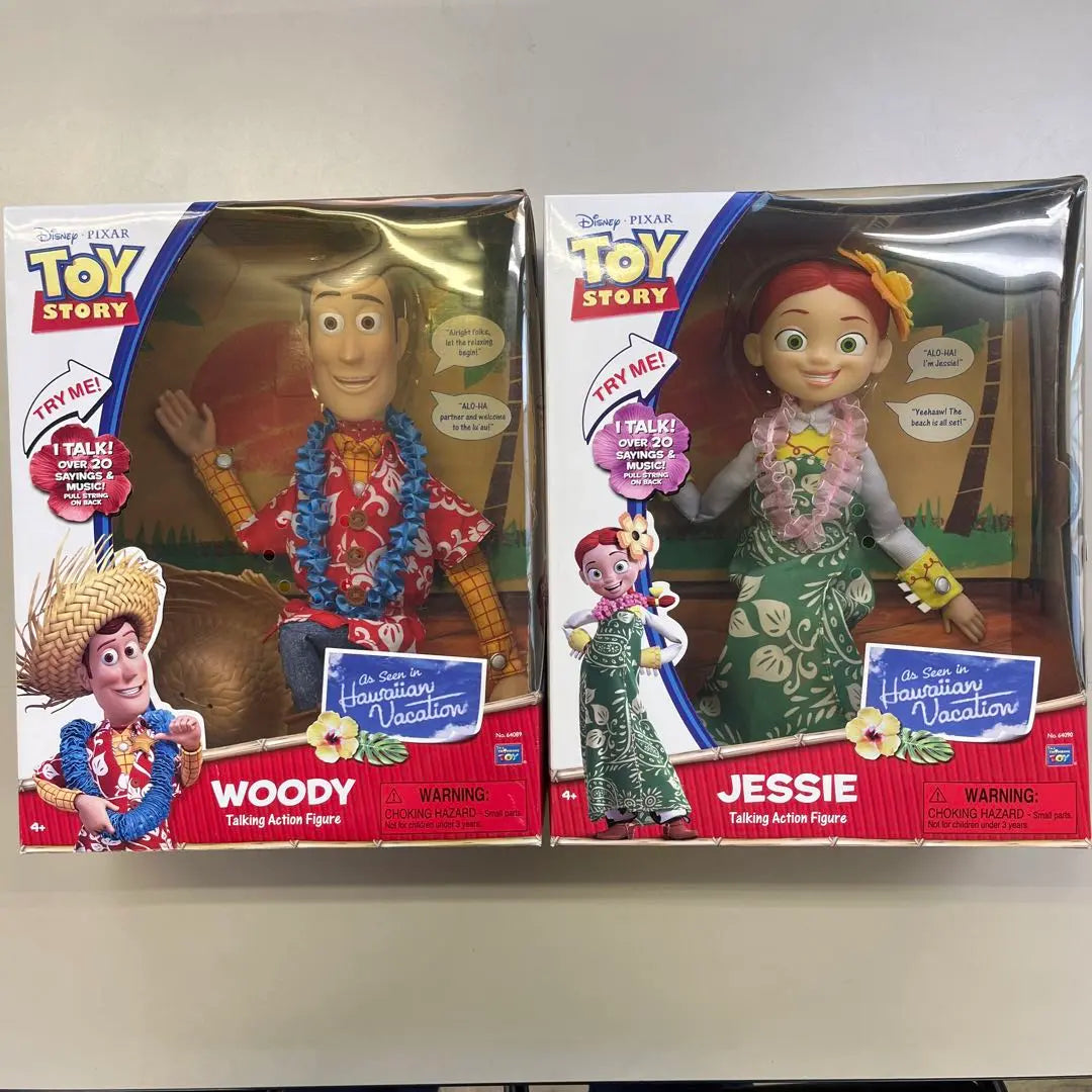 TOY STORY Vacaciones en Hawai Woody Jesse Set Raro