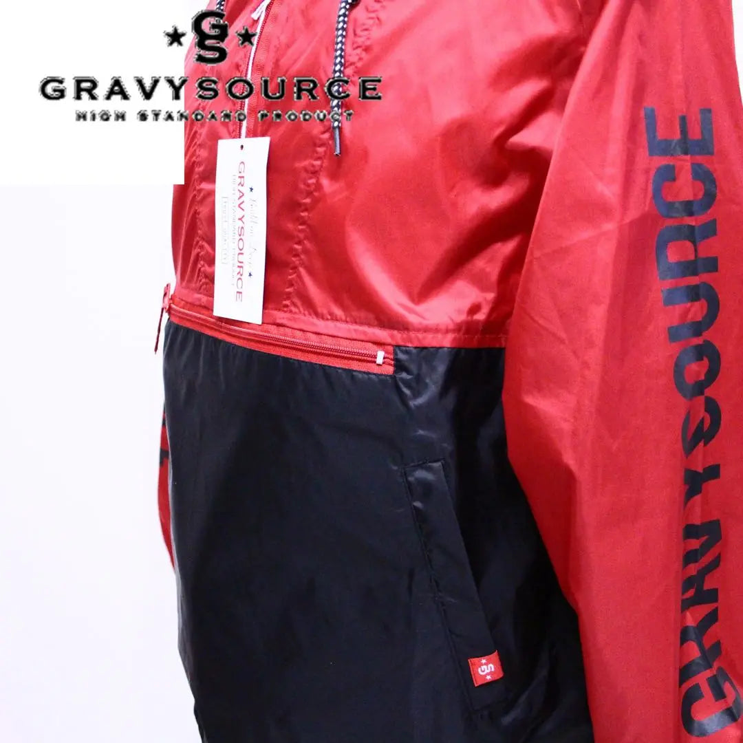 ★ Unused with tag ★ Gravy sauce ◆ Nylon Anorak Parker | ★タグ付き未使用★グレービーソース◆ナイロンアノラックパーカー