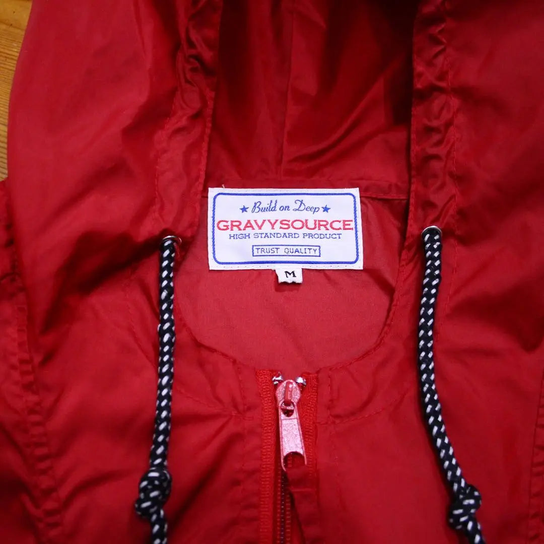 ★ Unused with tag ★ Gravy sauce ◆ Nylon Anorak Parker | ★タグ付き未使用★グレービーソース◆ナイロンアノラックパーカー