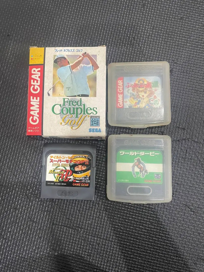 Game gear software 4 pieces set