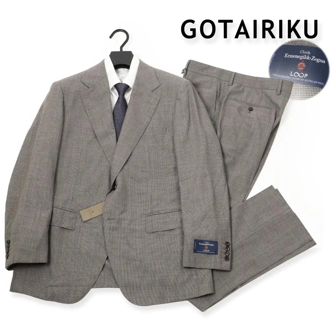 100 New ◇ Five Continents Zegna LOOP Suit Houndstooth AB6