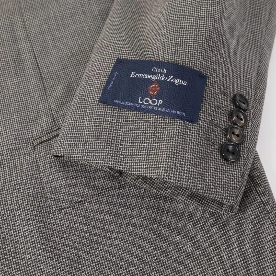 100 nuevos ◇ Traje Zegna LOOP Five Continents Houndstooth AB6