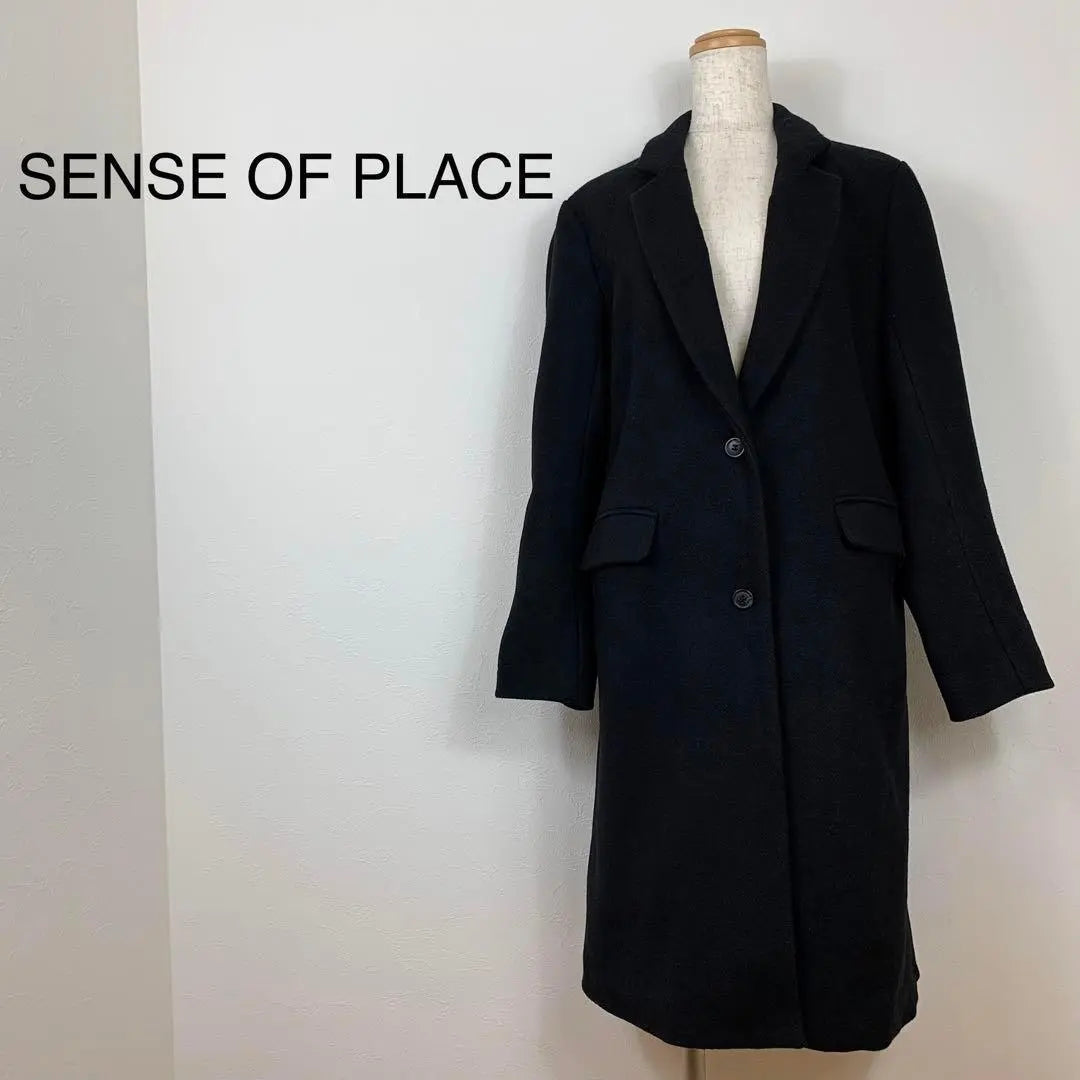 → 2,980 yenes Abrigo SENSE OF PLACE talla 38 negro (envío incluido)