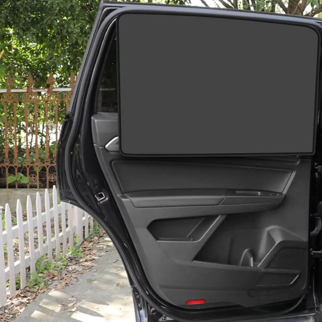 ☘️ [Para asientos traseros] 1 pieza de cortina de coche, parasol de coche tipo magnético