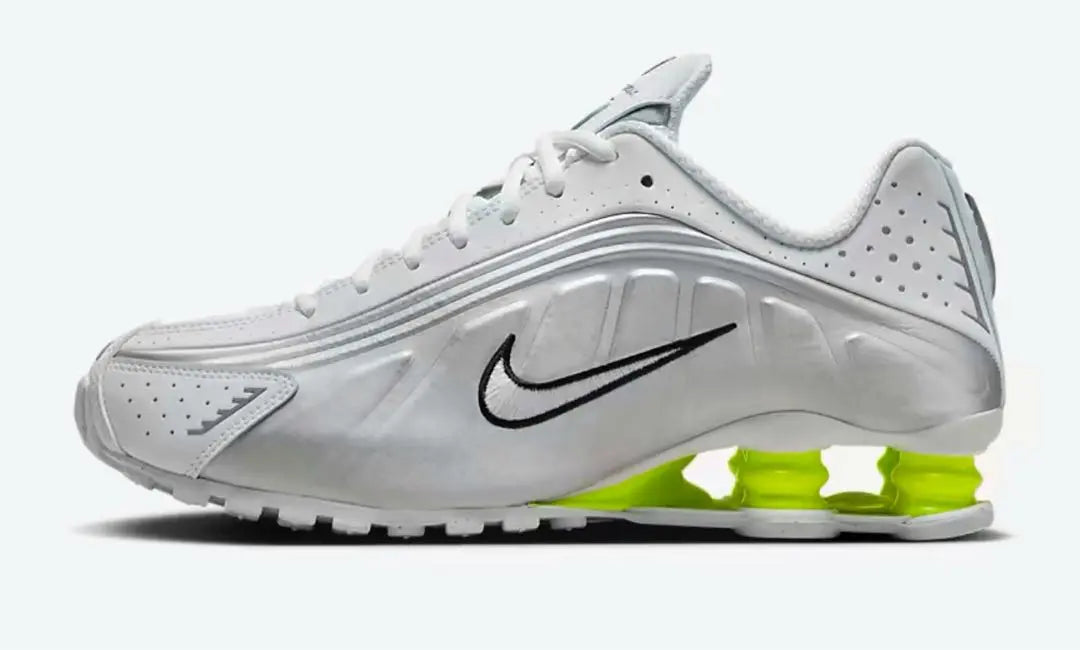 Nike Shox 29cm Silver/Lime Green