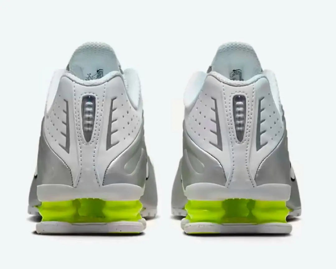 Nike Shox 29cm Plata/Verde Lima