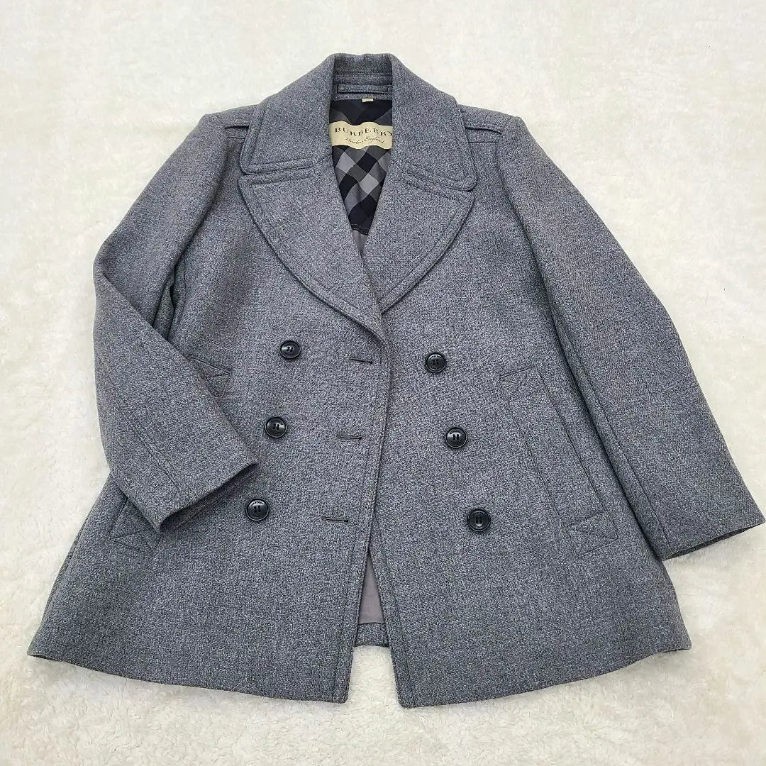 [Rare] Burberry London England Cashmere Actress Collar Coat 42