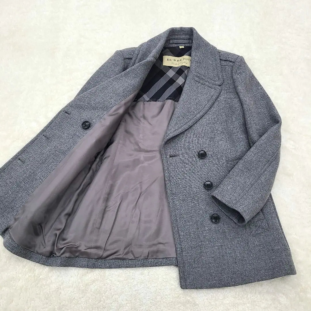 [Rare] Burberry London England Cashmere Actress Collar Coat 42