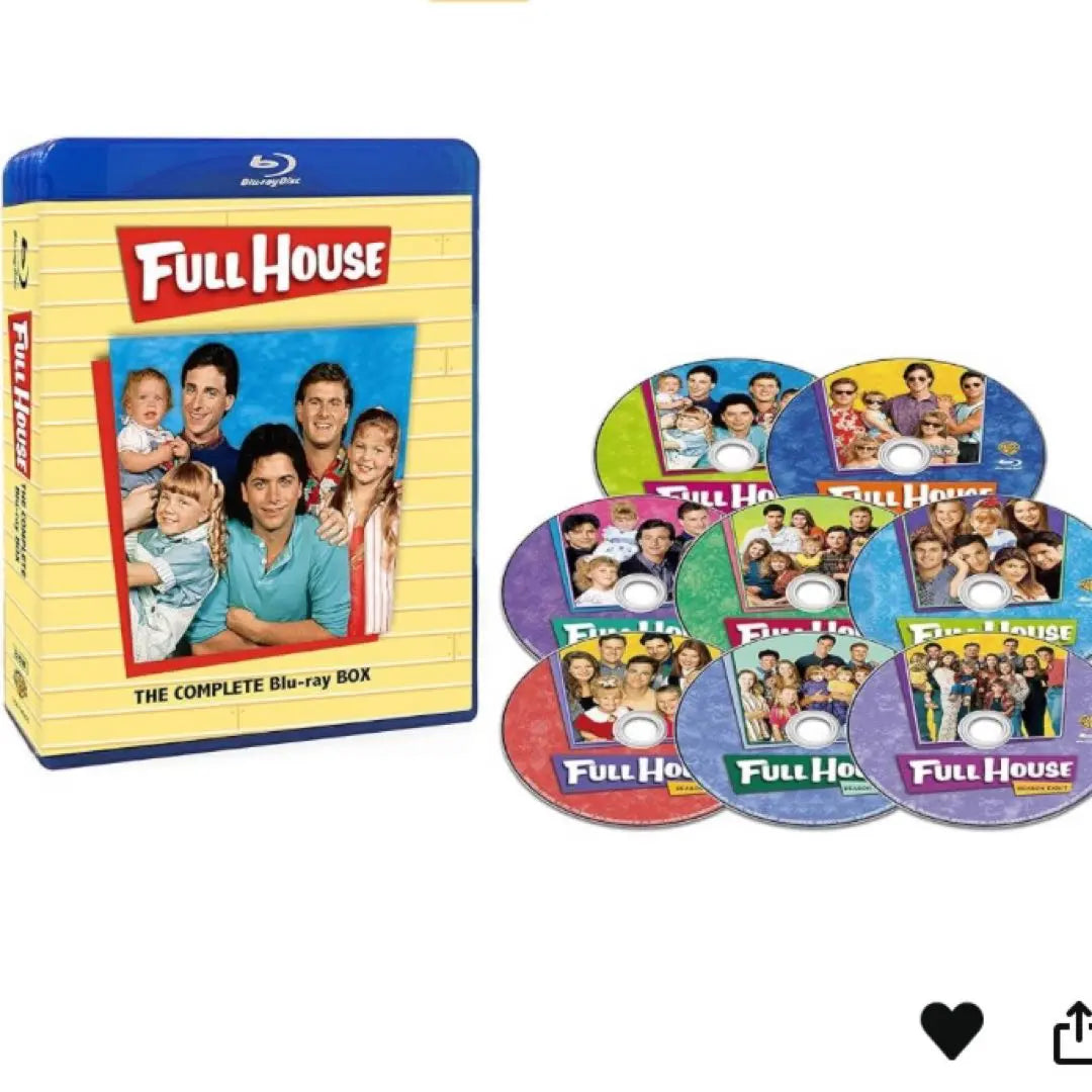 Juego completo de Blu-ray de la temporada 1-8 de Full House | フルハウス シーズン1-8 ブルーレイ全巻セット