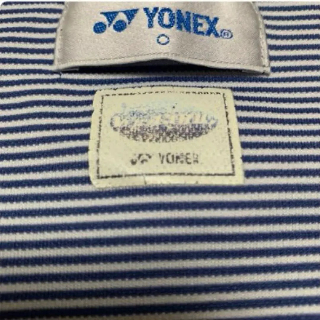 ❤️Good condition❤️YONEX Very Cool Striped V-Neck Wear Game Shirt