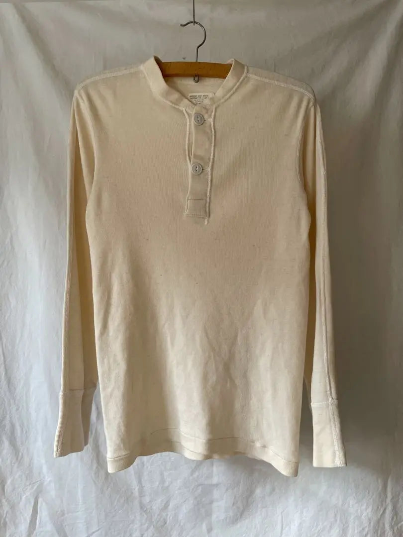 60S U.S. military Henry Neck Under Shirt Thermal | 60s アメリカ軍　ヘンリーネック　アンダーシャツ　サーマル