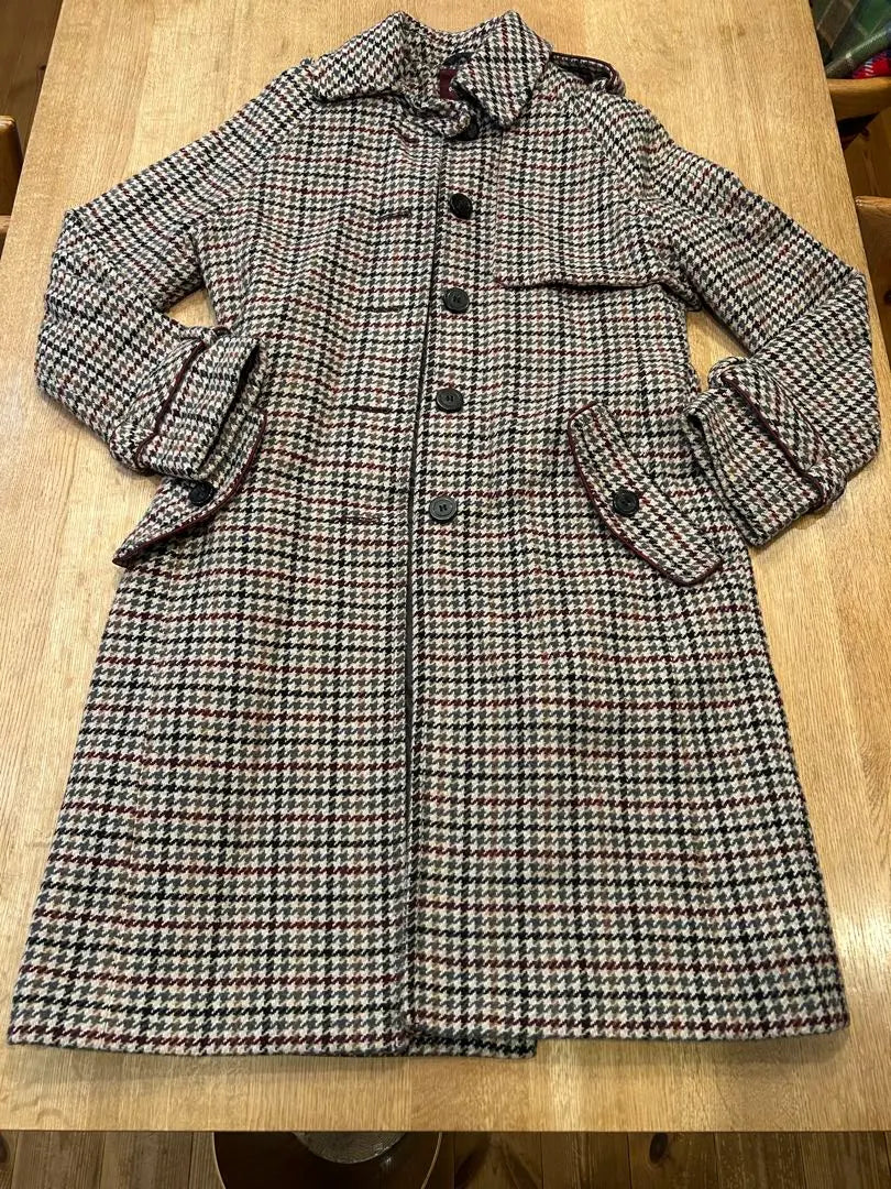 Women's wool coat next OUTERWEAR checkered coat M