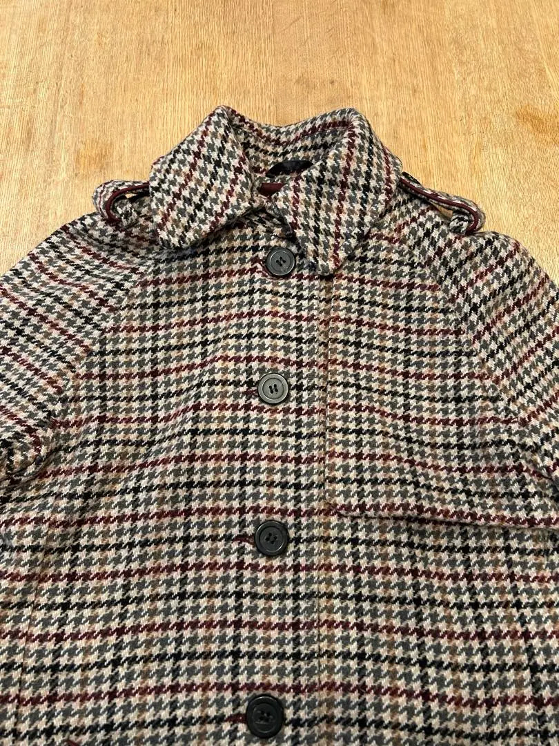 Women's wool coat next OUTERWEAR checkered coat M