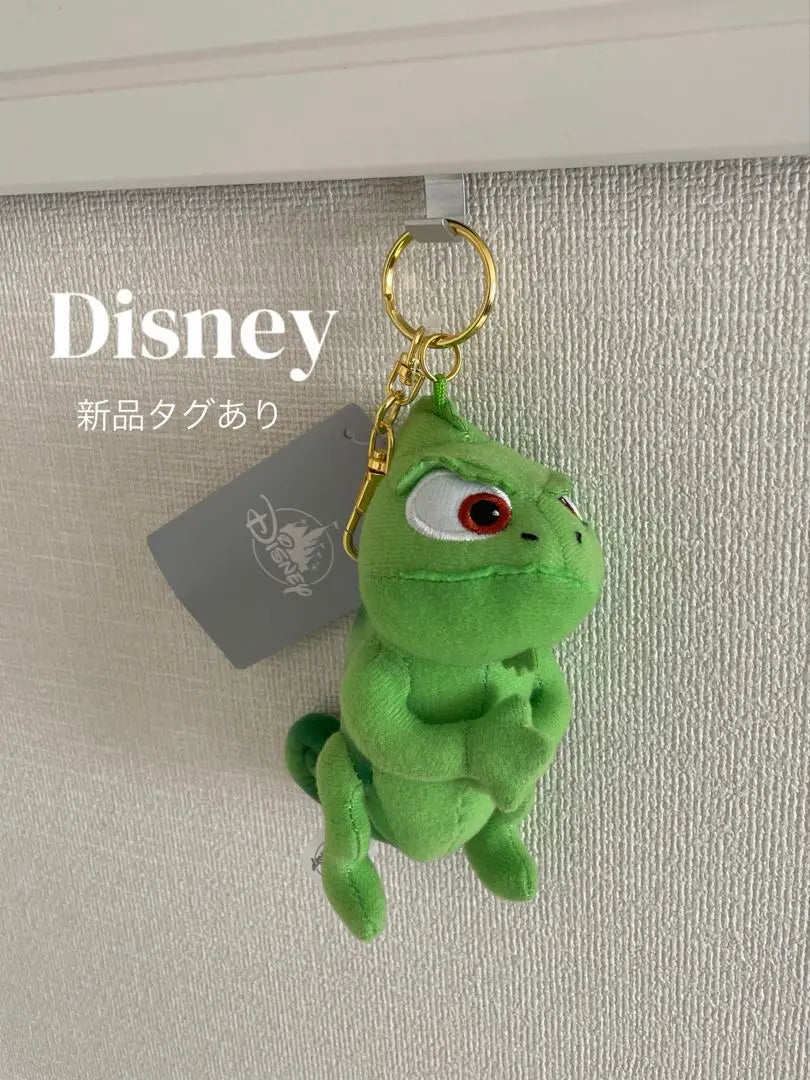 [Nuevas etiquetas sin usar disponibles] Llavero oficial de peluche Pascal de Disney | 【新品未使用タグあり】Disney公式パスカルぬいぐるみキーホルダーキーチェーン