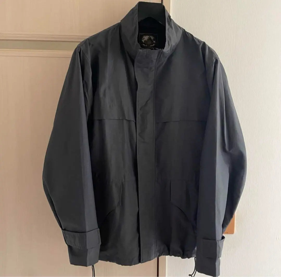 Spring Autumn Grey Nylon Stand Jacket