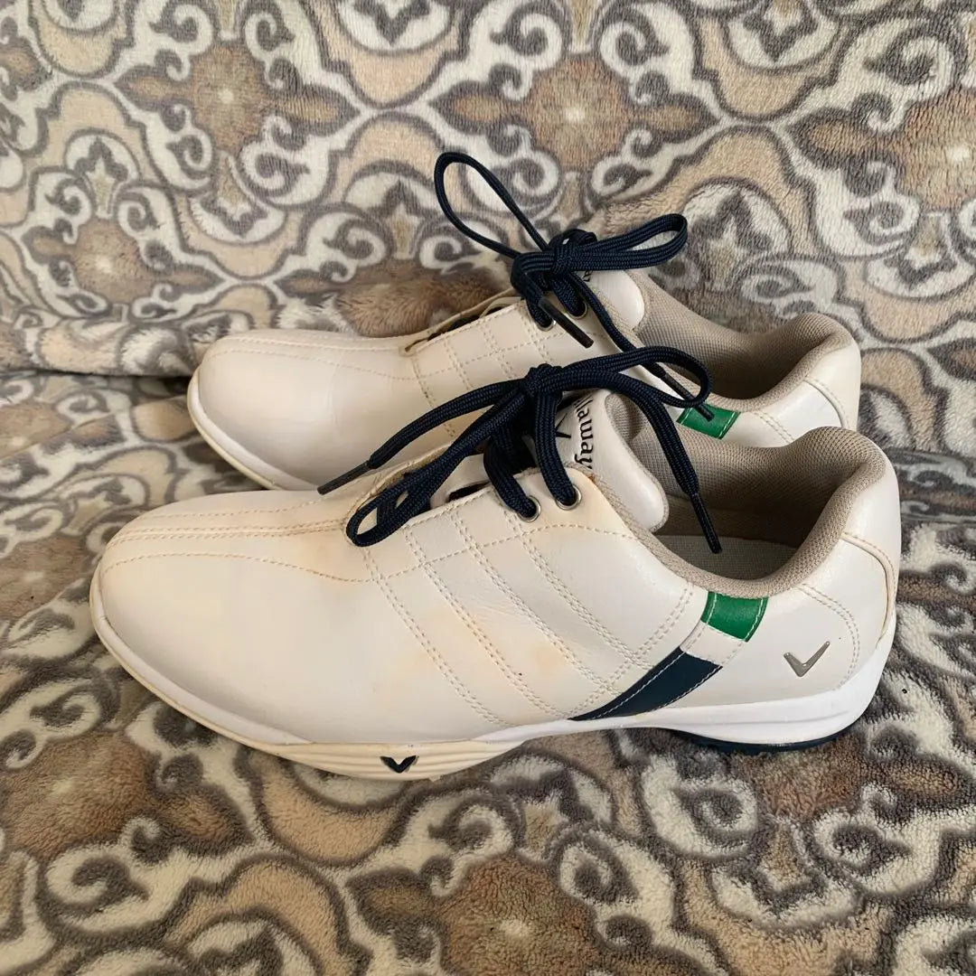 CALLAWAY Golf Shoes Women White 22.5 | Callaway ゴルフシューズ 女性用 ホワイト　22.5