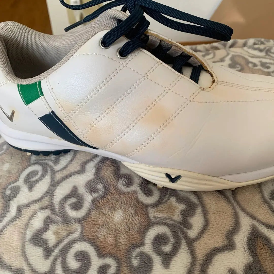 CALLAWAY Golf Shoes Women White 22.5 | Callaway ゴルフシューズ 女性用 ホワイト　22.5