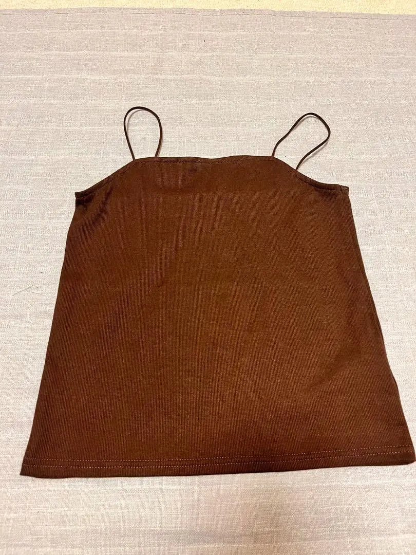 vis camisole brown