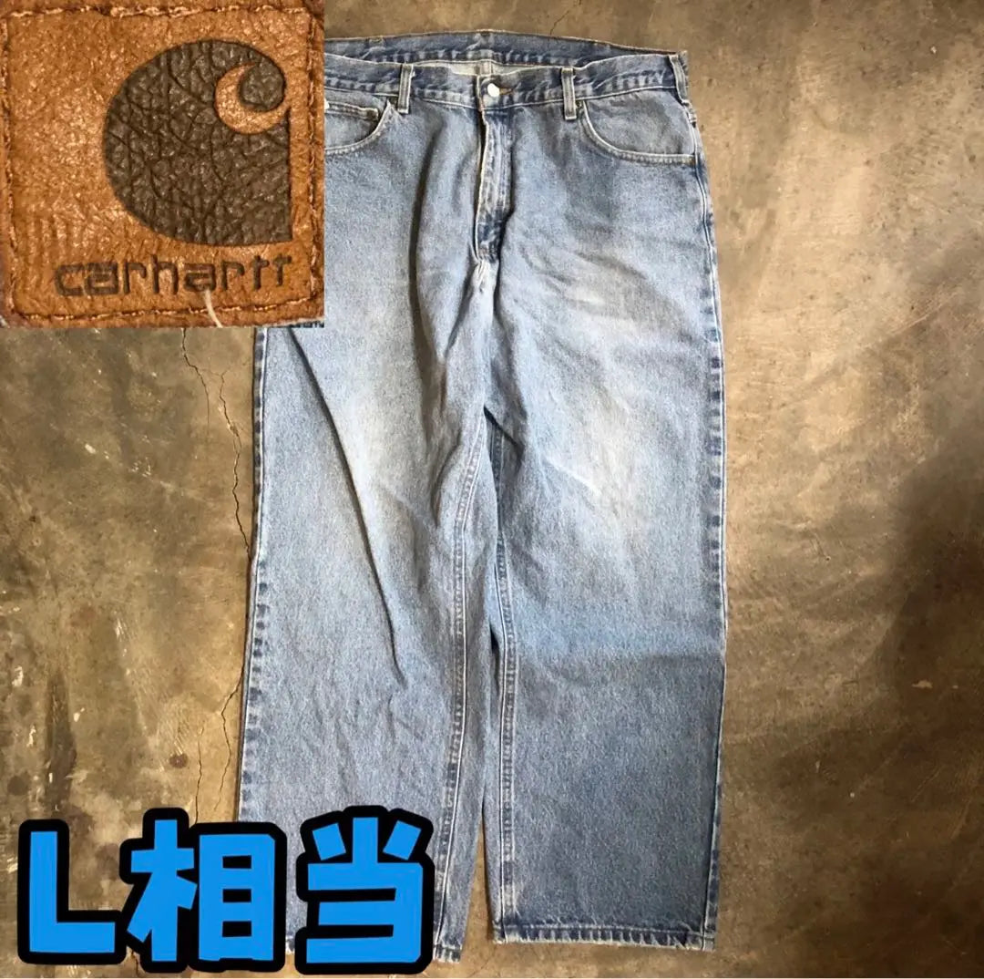 T4615 Carhartt denim pants, oversized, American casual, old clothes