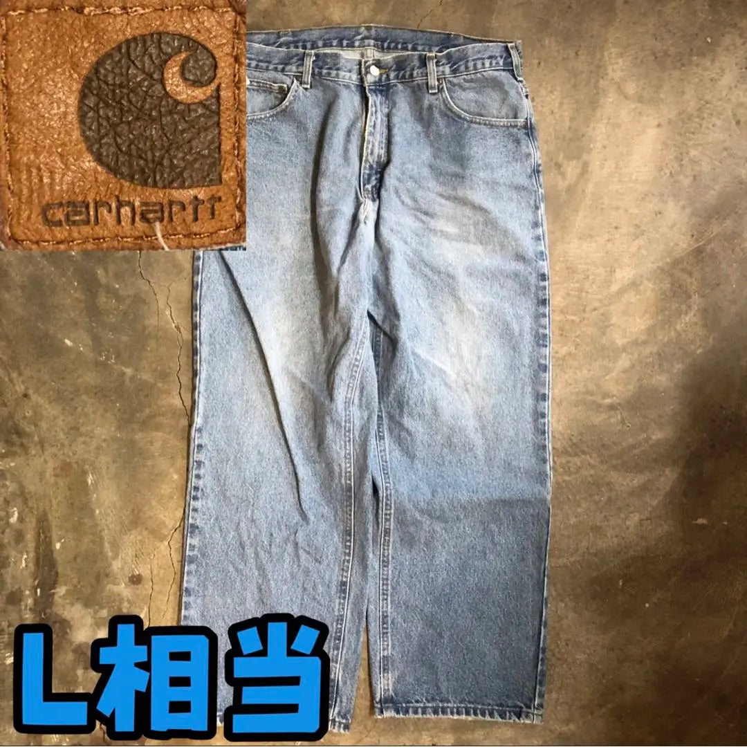 T4615 Carhartt denim pants, oversized, American casual, old clothes