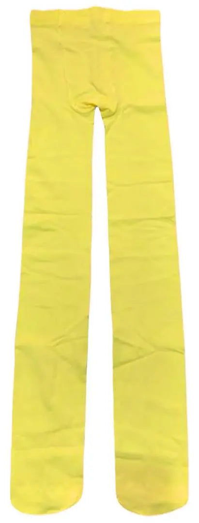 Immediate purchase is OK. Yellow colored tights lower body tights half-tie hunting medium thick costume for innerwear