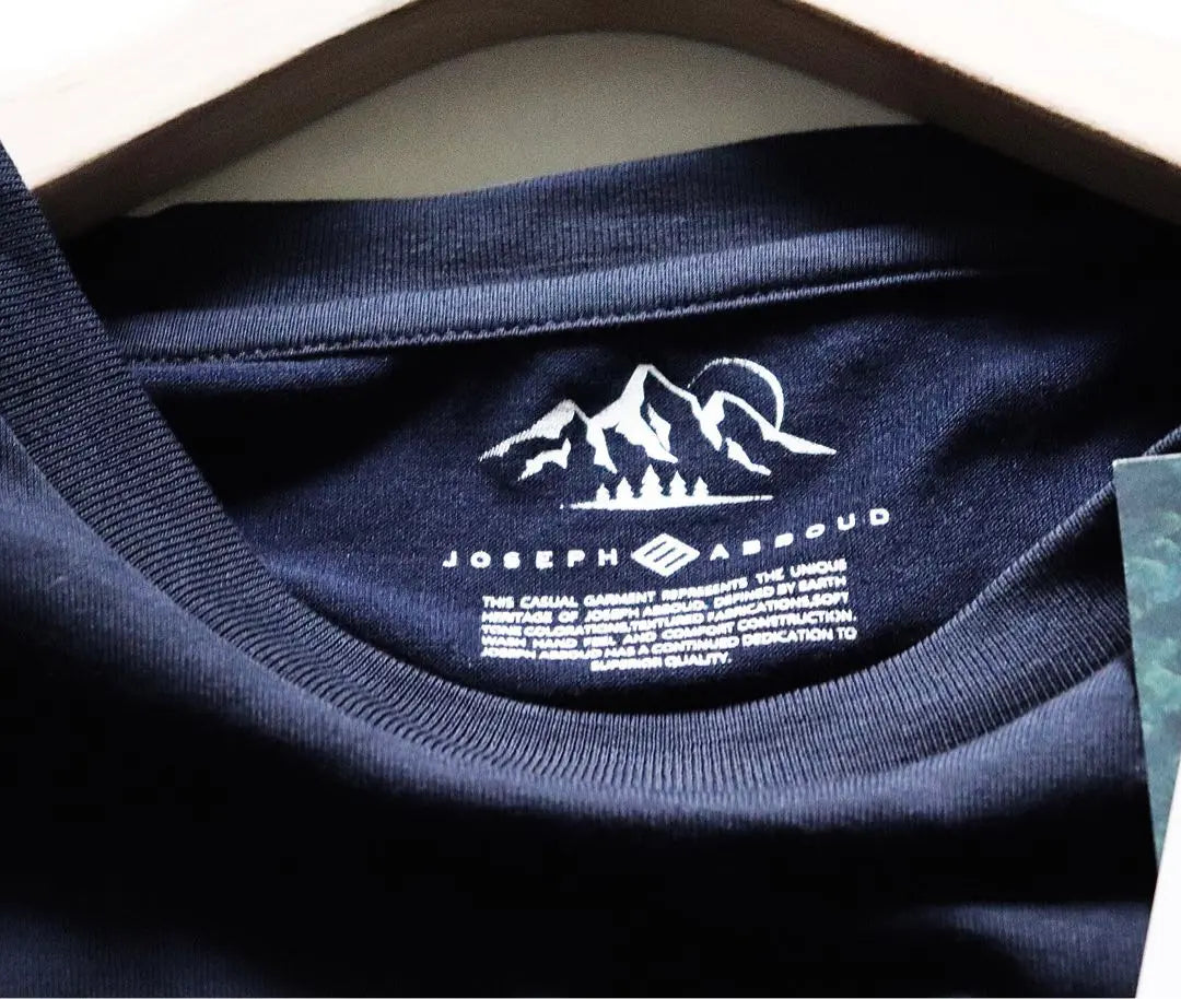 《Joseph Abud》 Nueva camiseta de manga larga con logo de montaña Ron T M | 《ジョセフ アブード》新品 MONTAÑAロゴ ロンT 長袖シャツ M