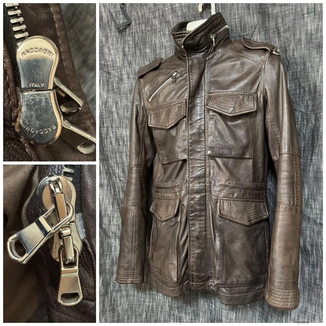 Moonage Devilment Lambskin M-65 Leather Jacket 44