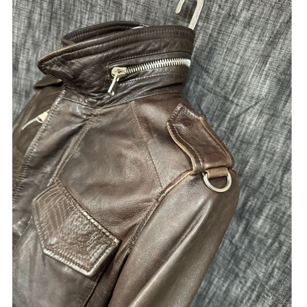 Moonage Devilment Lambskin M-65 Leather Jacket 44