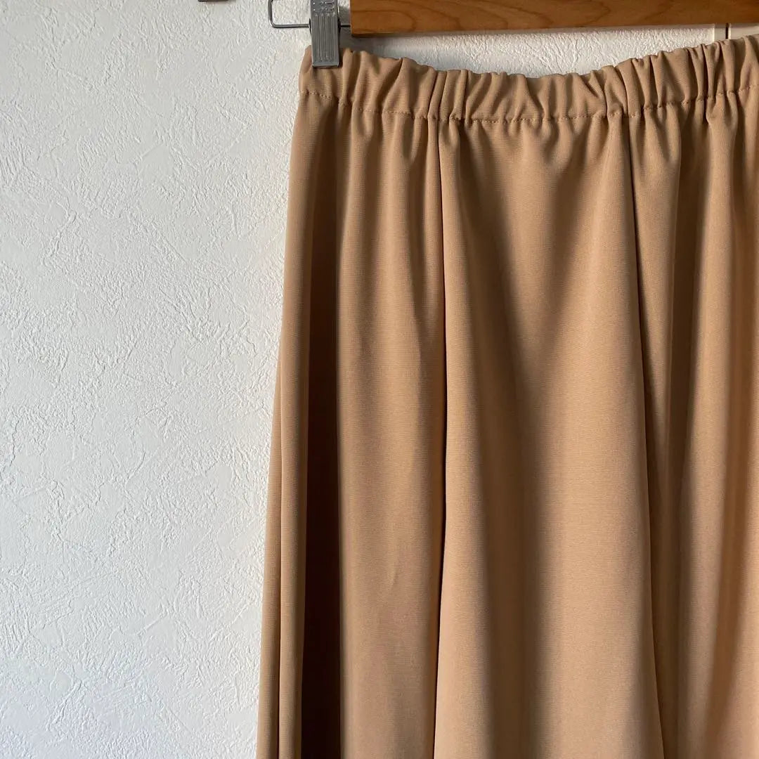 Handmade mermaid skirt, flared skirt, long skirt, beige