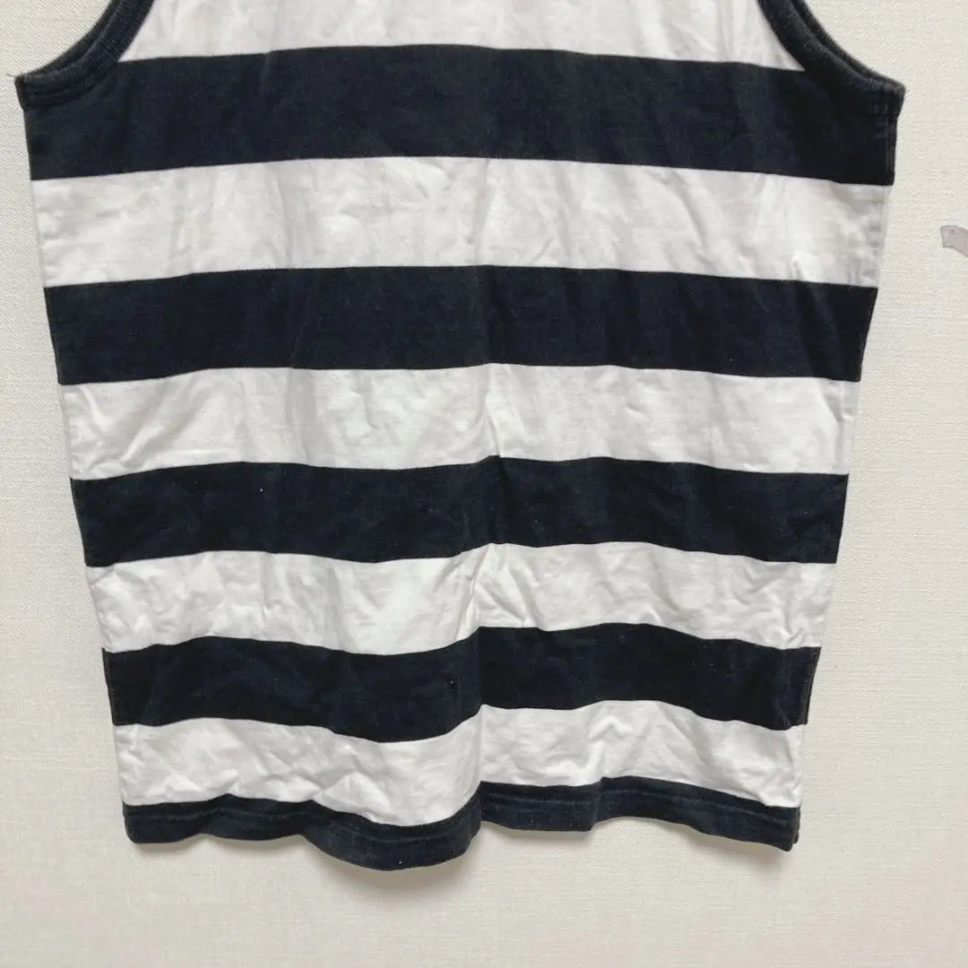 beams beams non-sleeve tank top border L size