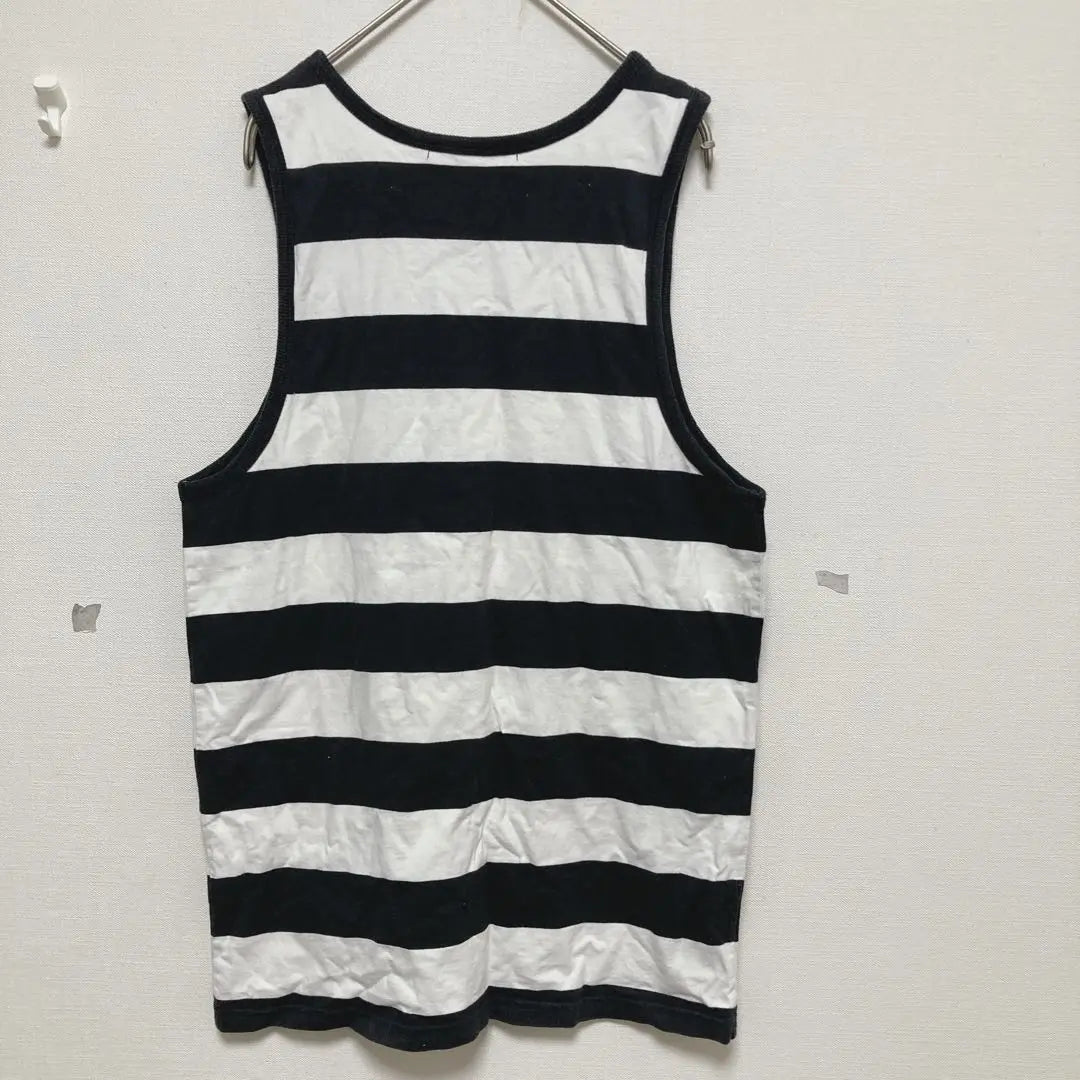 beams beams non-sleeve tank top border L size